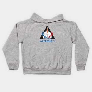 Artemis-1 Mission Patch Kids Hoodie